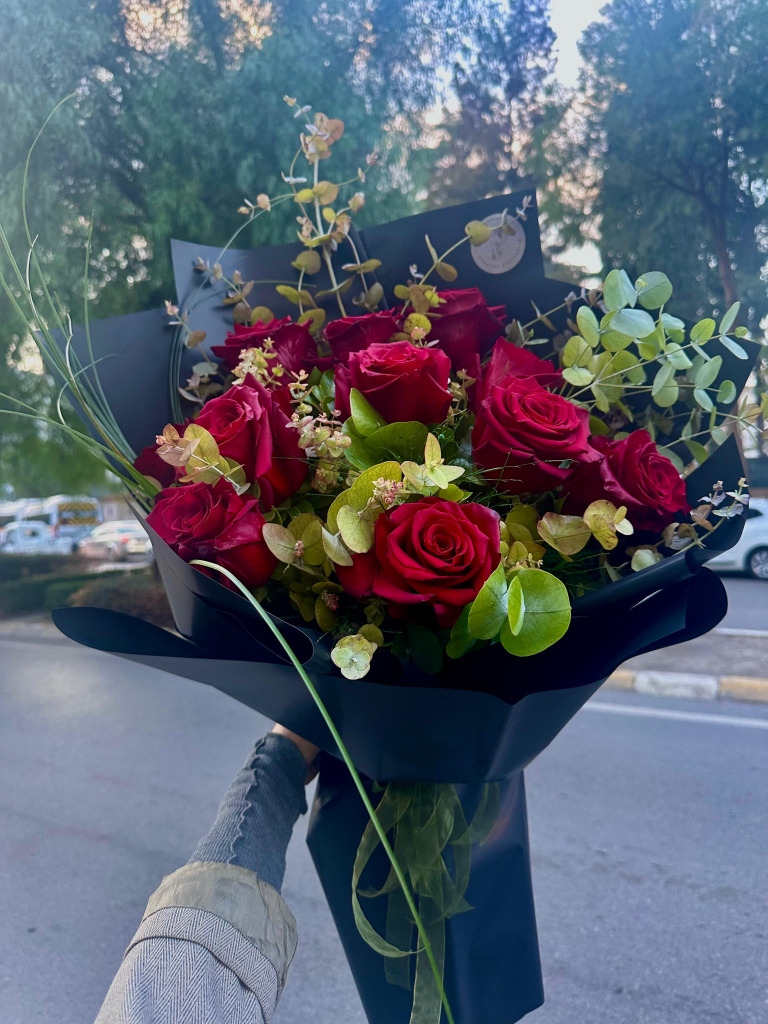 11'li Kırmızı Gül Buketi