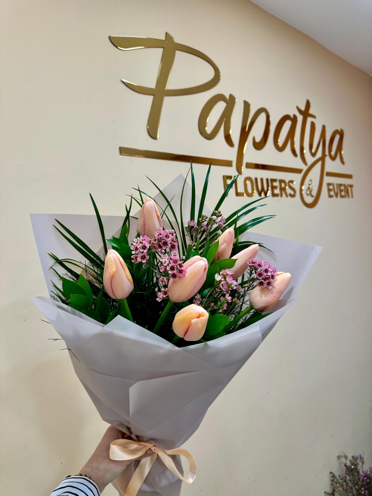 Pastel Tonlu Lale Buketi