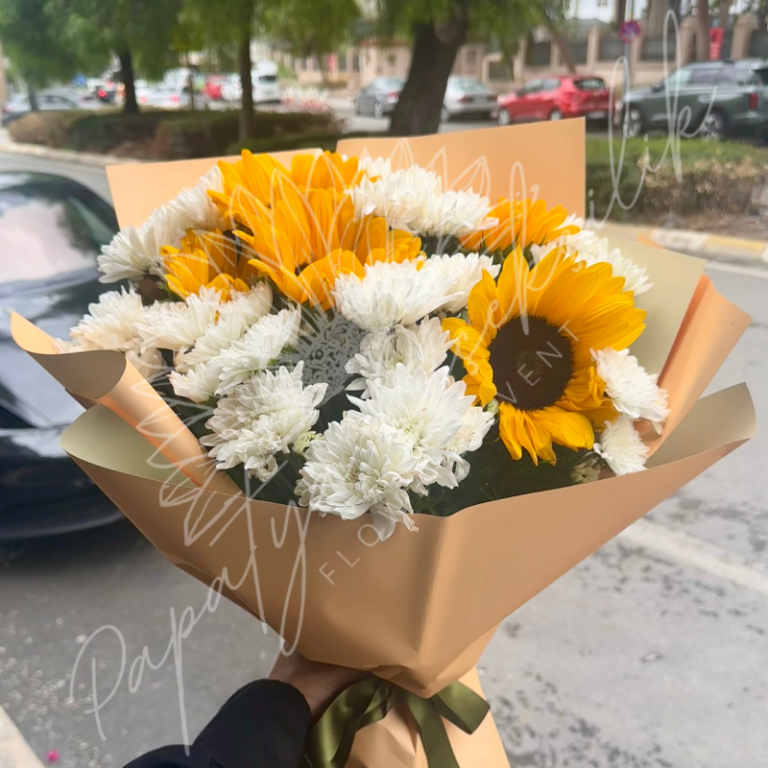 Ayçiçeği Papatya Buketi