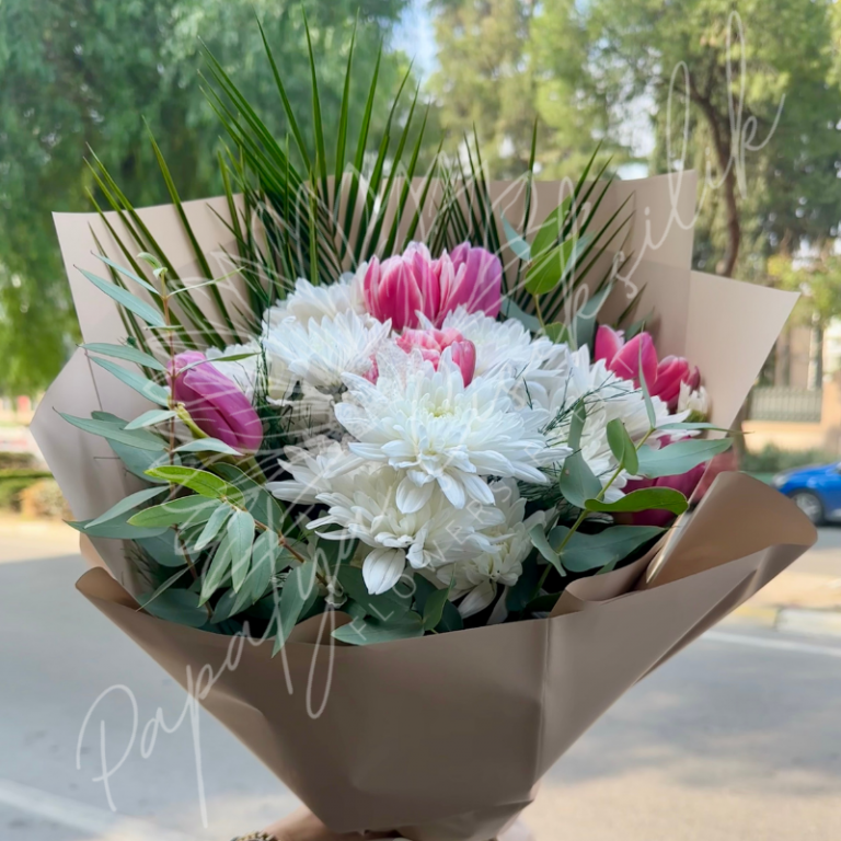 Lale ve Papatya Buketi