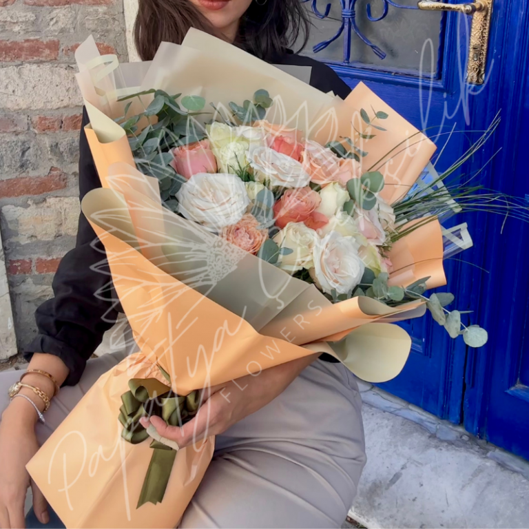 Renkli Gül Buketi
